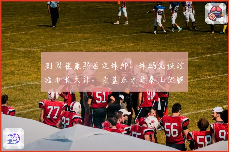 别因崔康熙否定韩帅！韩鹏无证过渡非长久计，金基东才是泰山优解